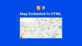 how to embed google map in html using iframe