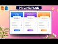 Design a Professional Pricing Plan Cart Using HTML CSS Step-by-Step Tutorial