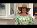 Susan Graver PURE Embroidered Printed Cotton Gauze Blouse on QVC