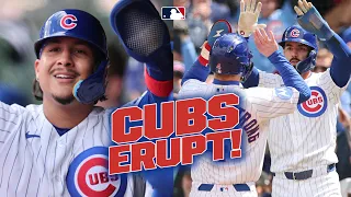 Hey Chicago Whaddya Say Cubs score 7 RUNS in the 4th inning Full Inning Highlights