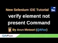 New Selenium IDE - Part 49