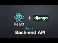 Django and React Full CRUD part1 backend API