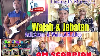 Download // Wajah \u0026 Jabatan // Ardi,S.Kom \u0026 Wulan,A.M.d.Keb//Mempelai Ds.Gasing//OM SCORPION MUSIK// MP3