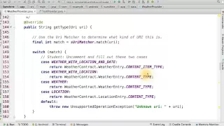 ContentProvider getType Solution - Developing Android Apps