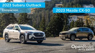 Comparing the 2023 Subaru Outback vs 2023 Mazda CX-50 OpenRoad Auto Group