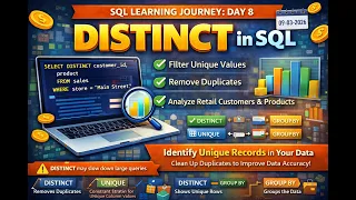 SQL Learning Journey - Day 8 DISTINCT Keyword Explained