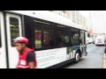 NYC Bus Downtown Bklyn bound Orion VII CNG 7572 B61 at Livingston St