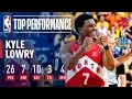 Kyle Lowry Goes For 26 10 In Game 6 2019 NBA Finals