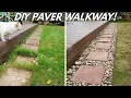 DIY How To Install A Paver Walkway For Beginners