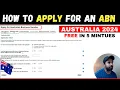 How To Apply For an ABN in Australia 2024 HINDI I FREE in 5 Minutes Business