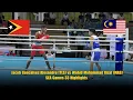 Men’s Boxing Bantamweight: Goncalves Alexandro (TLS) vs Wahid Mohammad Rizal (MAS) – SEA Games 33