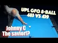 Johnny C straight SAVING US Amateur pool GFQ match