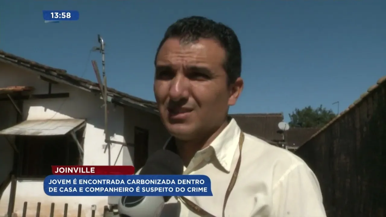Joinville: jovem é encontrada carbonizada dentro de casa e companheiro é suspeito do crime