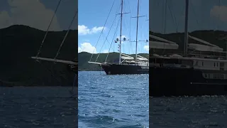 Jeff Bezos SuperYacht Koru spotted in St. Kitts!