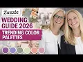 Zazzle Wedding Guide 2026 Trending Color Palettes