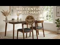 Comfortable Walnut Brown Dining Chairs