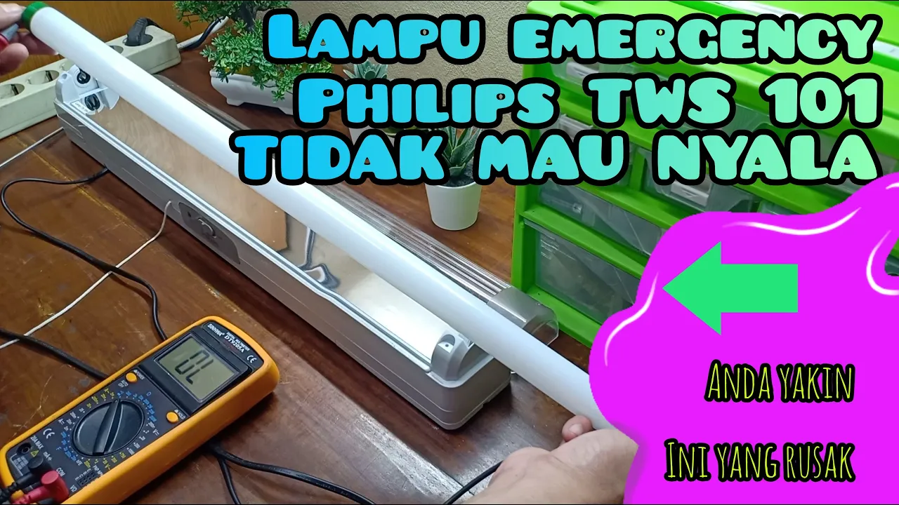Review Lampu emergency lampu magic merk surya,hannoch,visicom,philips dan matsuyama