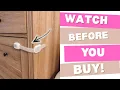 8 Packs Cabinet Locks Baby Proofing Child Proof Cabinet Locks with 3M Adhesive No-Drill