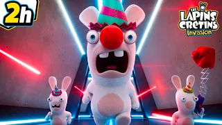 Ils sont coincés dans un Anniversaire… Déguisés en CLOWN ! 🤡 | Les Lapins Crétins Invasion 🐰