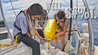 Atlantic Crossing Part 4: TRYING TO MANAGE  BATTERY & FUEL LEVELS as the WEATHER CHANGES…Ep 92