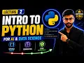 Lecture 2 Introduction to Python Syntax Semantics Indentation Case Sensitivity Hindi 2026