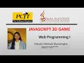 JavaScript 2D Game Development Java Institute Vidushi Oshikala Wanasingha
