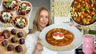 WHAT I EAT IN A WEEK | easy, healthy & high protein meals | one pot recipes
