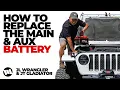 HOW TO Replace the Main and Auxiliary Battery on a Jeep JL Wrangler and Gladiator Truck eTorque