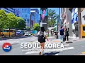 Hot Summer Walk in Seoul | Gangnam Station to Samseong Station (4K)