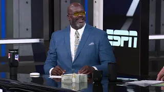 Shaq dropped a STACK against Chuck Ernie picking the Knicks Inside The NBA