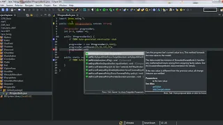 19 JProgressBar Java Swing Tutorial without voice