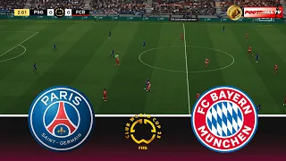 PSG Vs BAYERN MUNICH FIFA Club World Cup 2025 Full Football Match All Goals Pes 21 Simulation 
