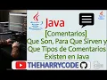 Curso de Java Comentarios Que Son Para Que Sirven y Que Tipos de Comentarios Existen en Java