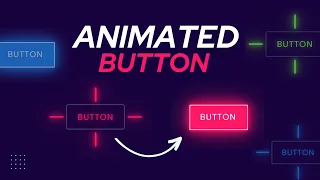 Animated Neon Button Using HTML CSS