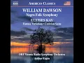 Negro Folk Symphony: II. Hope in the Night