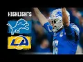 Detroit Lions win a playoff THRILLER vs Los Angeles Rams 2023 NFC Wild Card Round