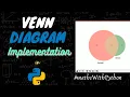 Visualisation of Venn Diagram Python Matplotlib