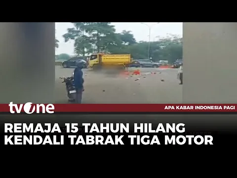 Remaja 15 Tahun Bawa Mobil Hantam Tiga Motor, Satu orang Meninggal Dunia