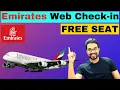 How to do Emirates Web Check in Emirates Online Check In