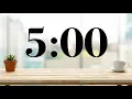 Download Lagu 5 Minute Calm Lofi Music Desk Timer | Focus, Study, Classroom, Work, Presentations
