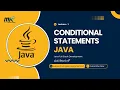 MK Web-Technologies Java Full Stack Telugu Master Java Conditional Statements if if-else