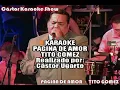 karaoke pagina de amor   tito gomez (con coros)