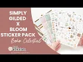 Simply Gilded x bloom Boho Celestial Sticker Pack - bloom Daily Planners