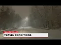 Travelers warn of dangerous driving conditions on Mass Pike