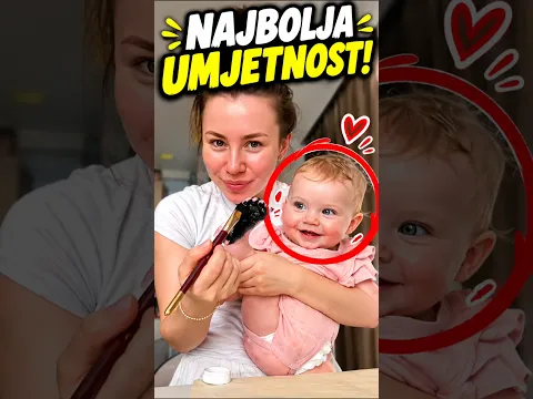 MAMA JE ODLUČILA ZADRŽATI OTISKE STOPALA SVOJE BEBE! 😥❤️ #shorts