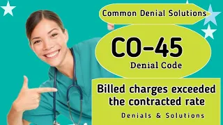 Ch 6 - CO45 Denial Code