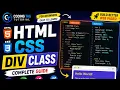 HTML CSS Div Class Tutorial Learn Div Class for Beginners