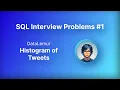 Histogram of Tweets DataLemur Solutions Practice SQL with CocoGlare