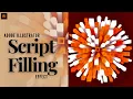 Script Filling Effect In Adobe Illustrator Tutorial 2025