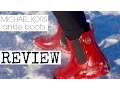 MICHAEL KORS Ankle Boots Unboxing and Review PEARLYAO